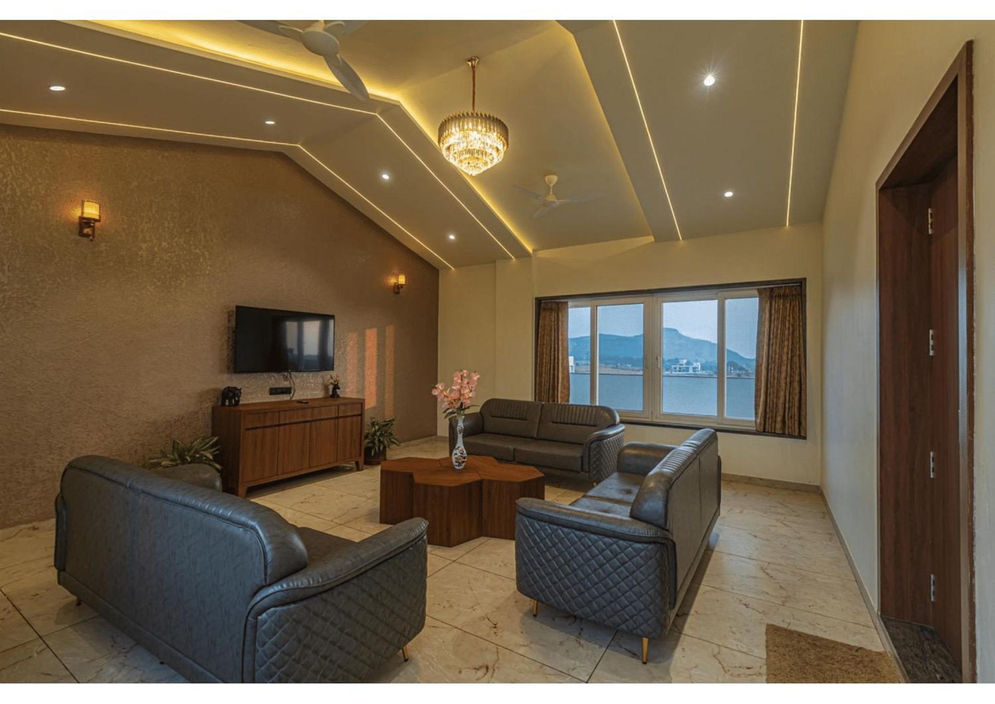 Mountain Glory 8Bhk By Tensorstays, Pool & Theater Igatpuri Buitenkant foto
