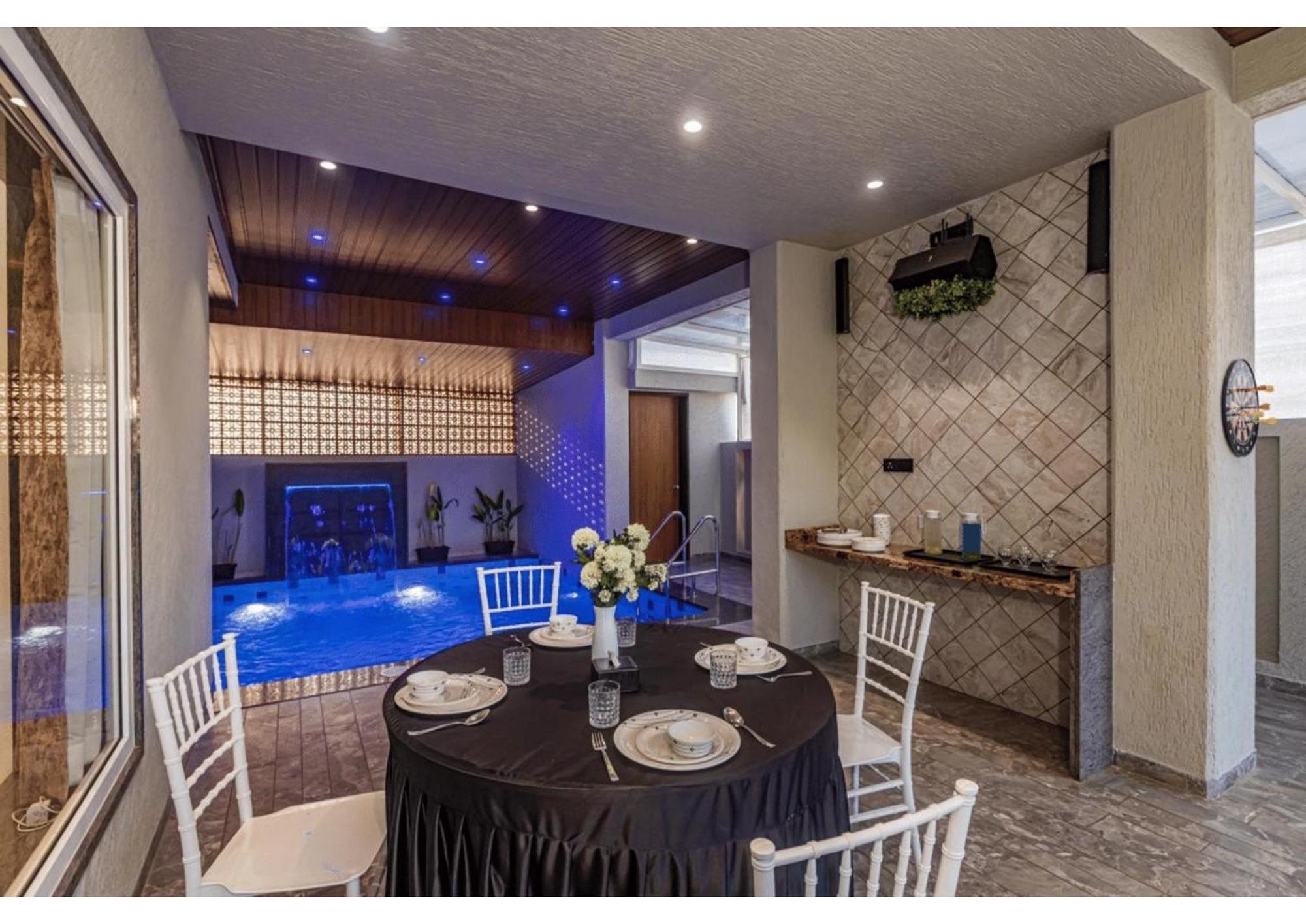 Mountain Glory 8Bhk By Tensorstays, Pool & Theater Igatpuri Buitenkant foto